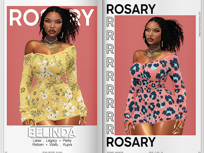Second Life Marketplace Rosary. Belinda . Pattern FP